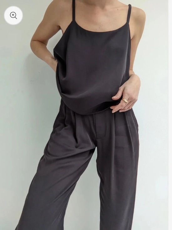 Na Nin Tops - Na Nin "Annabel" Vintage Wash Modal Camisole in Smoke